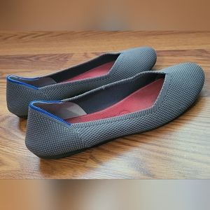 Rothy’s Round Toe Flats Gray Shoes Women’s Sz 7.5